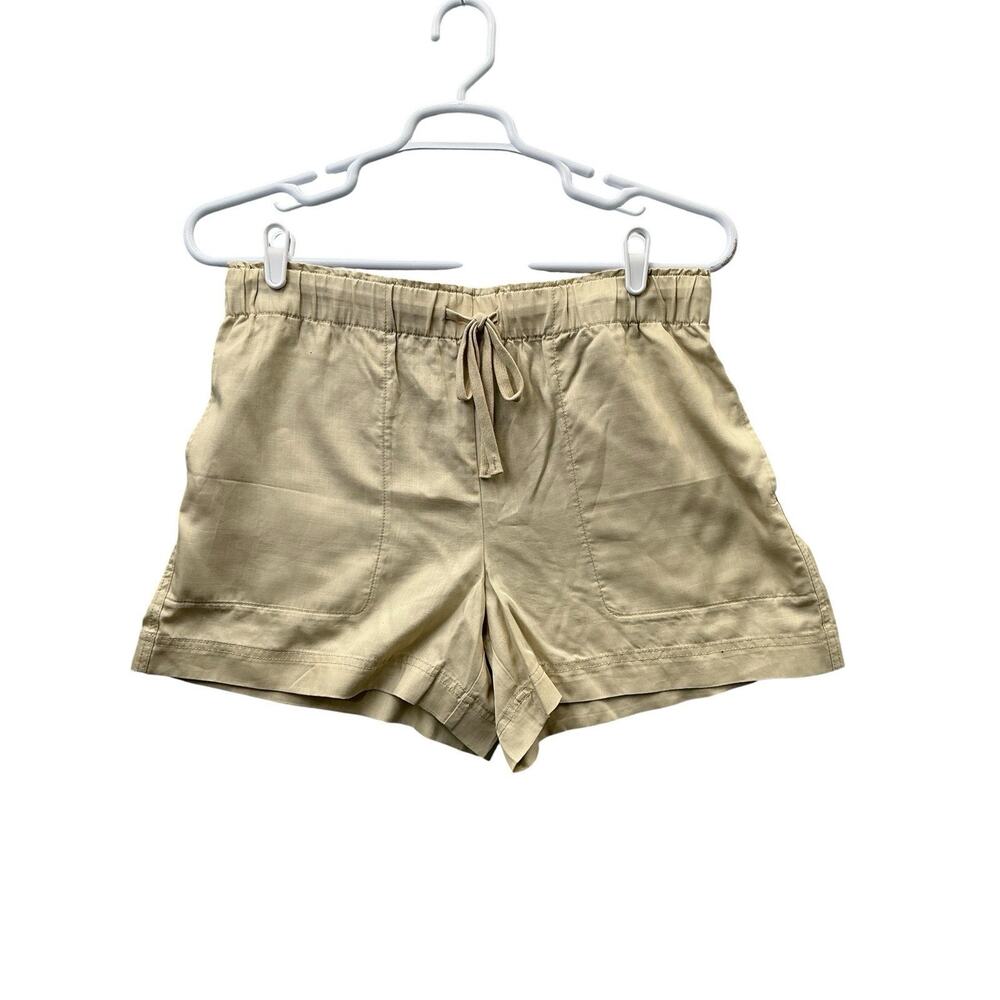 Hilary Radley Women's Pull-On with Side Seam Pockets Shorts Size Large Tan - Picture 9 of 16